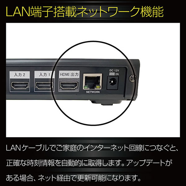 4CH HDMIセレクター搭載 HDMI入力レコーダー アキバコンピューター ABC-4X-2