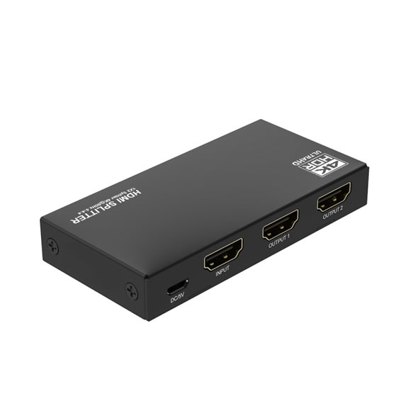 テック THDSP12X2-4K60S 4K60HzHDR対応 ダウンスケール機能搭載 HDMI2分配器